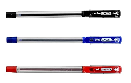 Cello Winner Ball Pen Set - Pack of 60 (Blue) (Assorted)- Pack of 60 Blue Ink Pens - Image 2