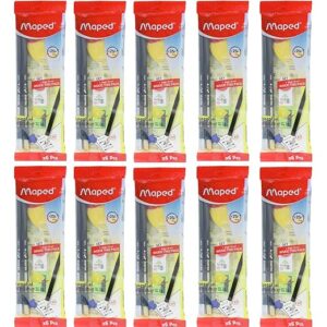 MAPED Essential Writing Kit-Pack Of 10|2 Grey Pencils, 1Magic Stone, 1 Longtip Sharpener, 1 Eraser, 1 Scale| Navratri Return Gift|Writing Kit For Students|Gift Set For Kanya Poojan, Kanjak Puja