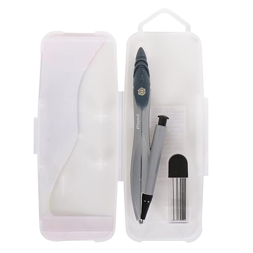 Maped Study Mechanical Pencil Compass (0.5 Mm)|Graphite | Rounder | Rounder compass | Geometry compass | Sturdy and strong performance | Die-Casted for durability - Image 2