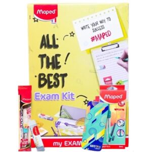 Maped All The Best Exam Kit | Multi Product Kit|Stationery Kit | Exam Essential Kit | Exam kit for Students |Writing Kit | Combination Set of 10 | All Exam Essentials in One Kit