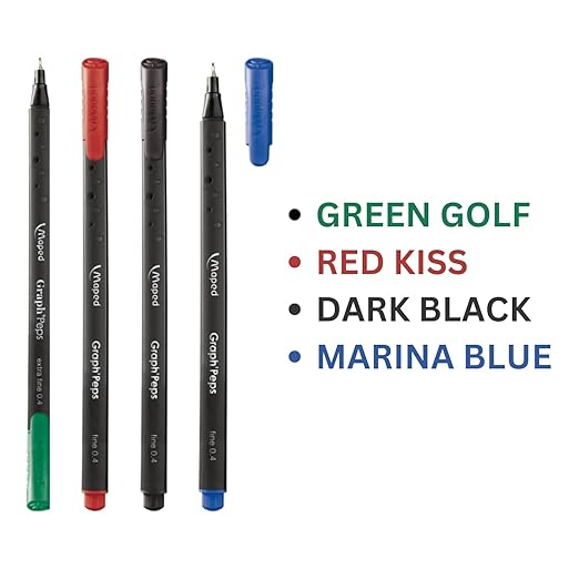Maped Mandala Art Basic Kit -5pcSet|4Fine Liners(0.4mm)& 1 Study Compass| Fineliners|Doodling Pens|Doodling Kit|Compass|Fine Liners|Writing Material|School Instruments|Triangular for Easy Grip - Image 2