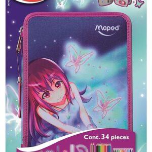 Maped Butterfly Stationery Kit (Multicolor)