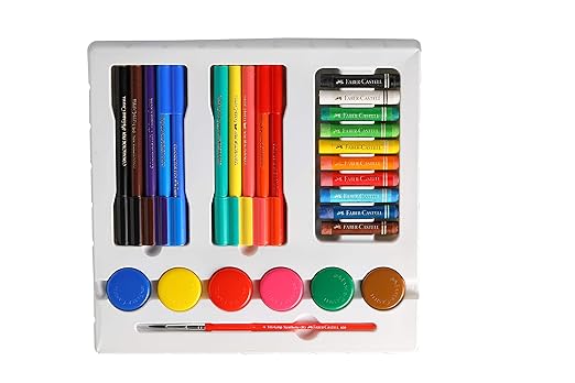 Faber-Castell Art Color Kit with Paint Brush(Multicolor) - Image 2