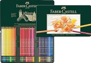 Faber-Castell Polychromos Color Pencils Set, Multicolored, 60 Color Pencils