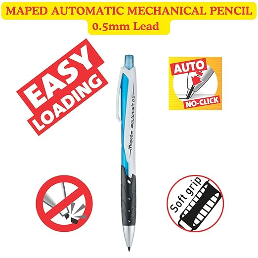 MAPED Mandala Art Kit|Fineliners Doodling Pens|Doodlibg Kit| Mechanical Pencil|Compass|Fine Liners|Writing Material|School instruments |Triangular Shape For Easy Grip, Multicolor - Image 2