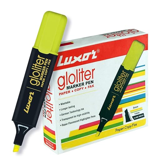 Luxor 887 N Highlighter - Yellow - Box of 10 1851 Highlighter - Orange - Box of 10 - Image 2