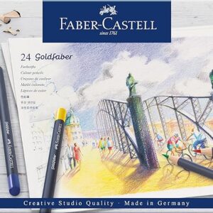 Faber-Castell Goldfaber Colour Pencils – Tin of 24