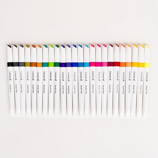 Camlin Brush Pens|24 Shades|Multicolor - Image 2