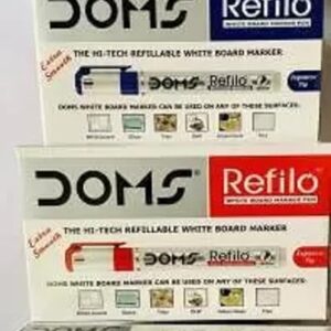 DOMS White Board Marker (Set of 40, Blue, Black, Red, Green) (Set of 4, Black, Blue, Red, Green)