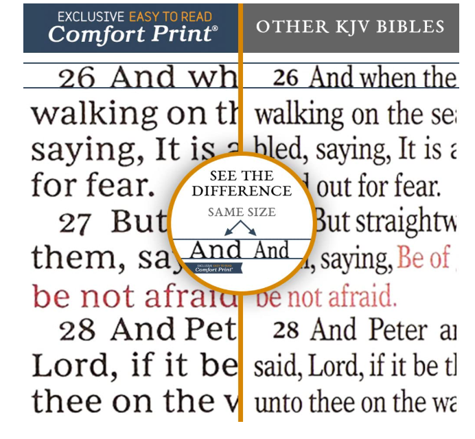 Kjv, Reference Bible, Personal Size Giant Print, Leather-Loo - Image 2