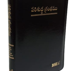 Telugu Bible OV 27 ZTI Telugu Edition  by BSI (Author)  Format: Leather Bound