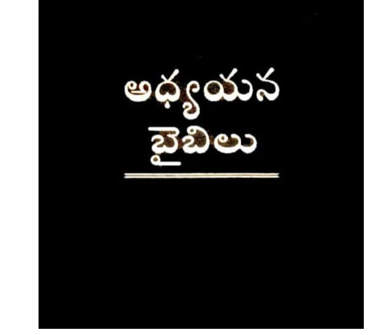 Telugu Study Bible By The Bible Society of India Version