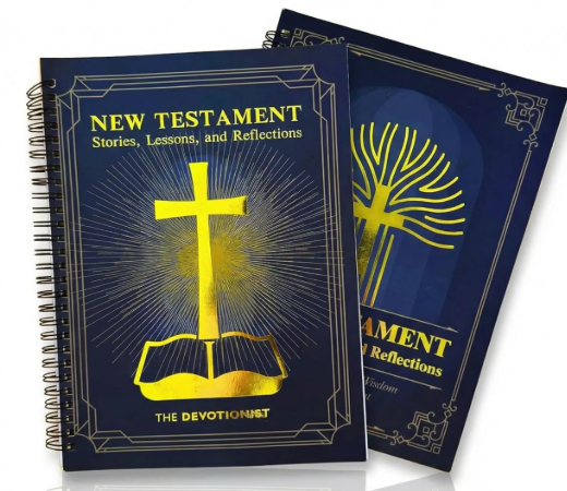 The Devotionist Bible Companion Bundle | Old & New Testament Bible Study Guide | Visual Timelines, Maps & Summaries | Set of 2 Spiral-Bound Christian Reference Books