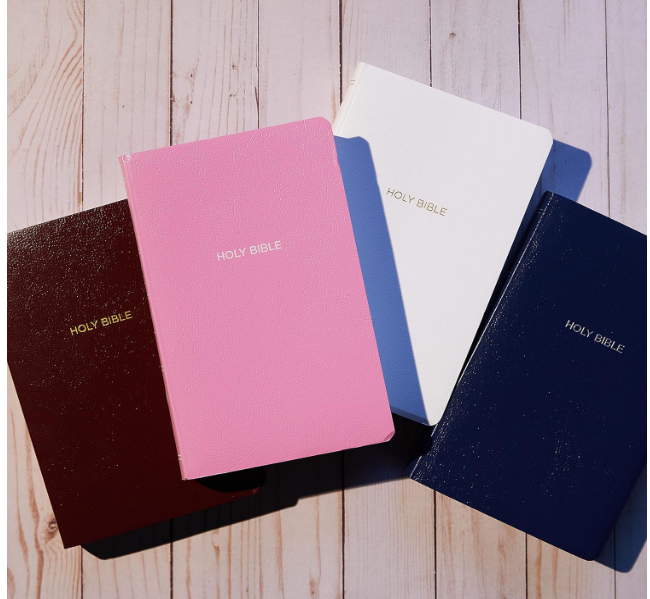 NKJV, Gift and Award Bible, Leather-Look, Pink, Red Letter, Comfort Print - Image 2