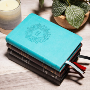 Nkjv, Value Thinline Bible, Compact, Leathersoft, Blue, Red by Thomas Nelson (Author)  Format: Imitation Leather