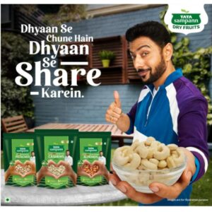 Tata Sampann Pure California Almonds/Badam Whole, 500g, Real Nuts, High in Fiber, Badam Giri, Rich in Protein, Magnesium, Phosphorus and Dietary Fibre, Nuts & Dry Fruits