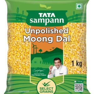 Tata Sampann Unpolished Moong Dal (Split), 1Kg
