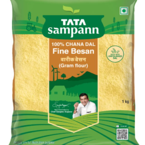 Tata Sampann 100% Chana Dal Fine Besan, Gram Flour, 1 Kg