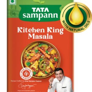 Tata Sampann Kitchen King Masala with Natural Oils, 100g, Crafted by Chef Sanjeev Kapoor, With Chef’s Exclusive Tip, Rich Aroma & Flavour
