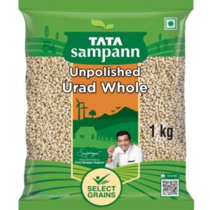 Tata Sampann Unpolished Urad Dal Whole, 1kg