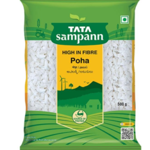 Tata Sampann, High in Fibre Poha, 500g