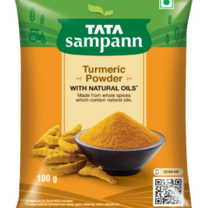 Tata Sampann Turmeric Powder With Natural Oils, 100g, Haldi Powder
