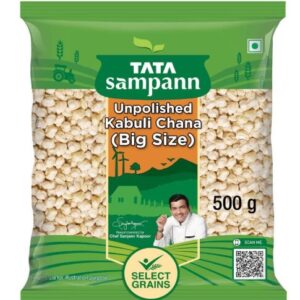 Tata Sampann Unpolished Kabuli Chana (Big Size), 500g