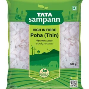 Tata Sampann White Thin Poha, 500g