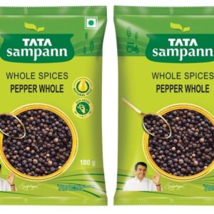 Tata Sampann Black Pepper Whole, 100g (Pack of 2)