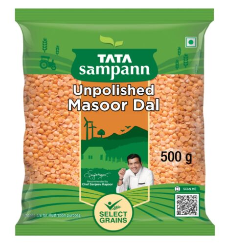 Tata Sampann Masoor Dal Split, 500 grams