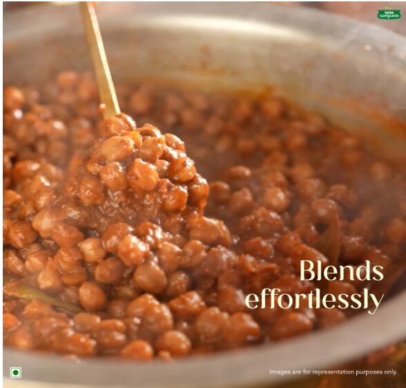 Tata Sampann Chhole Masala with Natural Oils, 100g, Chole Masala Powder, Crafted by Chef Sanjeev Kapoor, With Chef’s Exclusive Tip, Rich Aroma & Flavour - Image 2