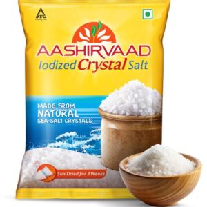 Aashirvaad Himalayan Pink Salt, 100% Natural Rock Salt Sourced from the Himalayan Ranges, Pure Sendha Namak with Minerals for Everyday Use, 1 Kg