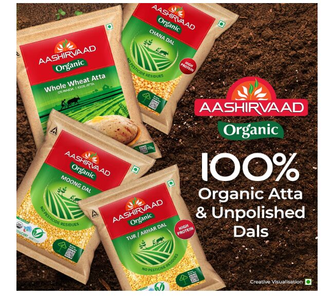 Aashirvaad Organic Moong Dal, 1 Kg, 100% Organic Moong Dal, Rich in Protein - Image 2
