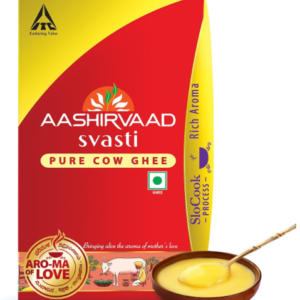 Aashirvaad Pure Cow Ghee, Tetrapack, Rich Aroma, 1L