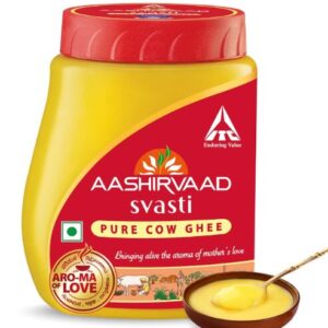 Aashirvaad Pure Cow Ghee, PET Jar, Rich Aroma, 200ml