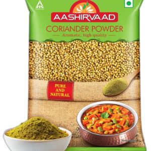 Aashirvaad Coriander Powder, 500g Pack, Perfectly Balanced Coriander Powder with No Added Flavours and Colours