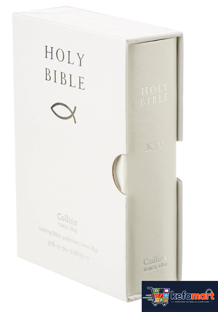HOLY BIBLE: King James Version (KJV) White Pocket Gift Edition