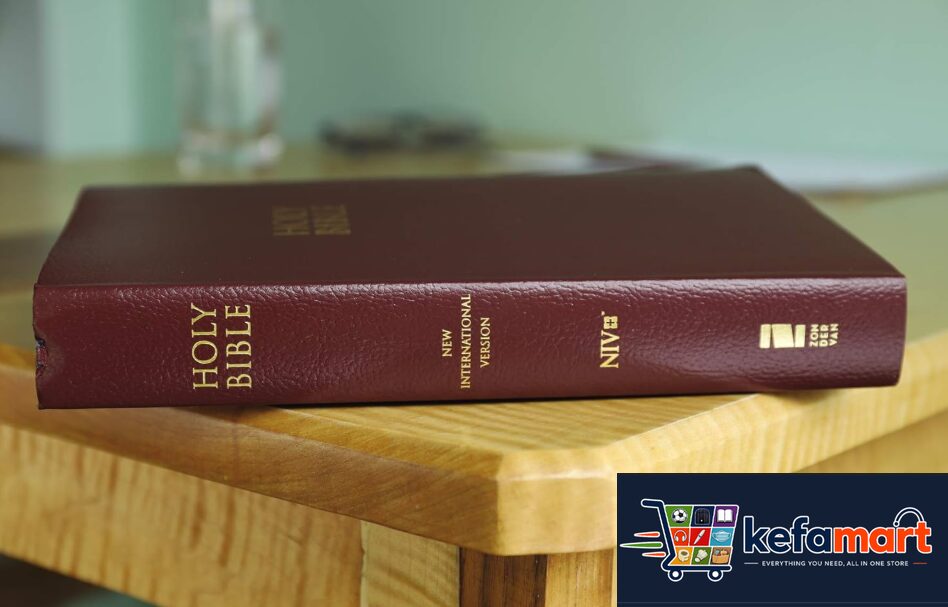 Niv, Gift And Award Bible, Leather-Look, Burgundy, Red Lette - Image 3