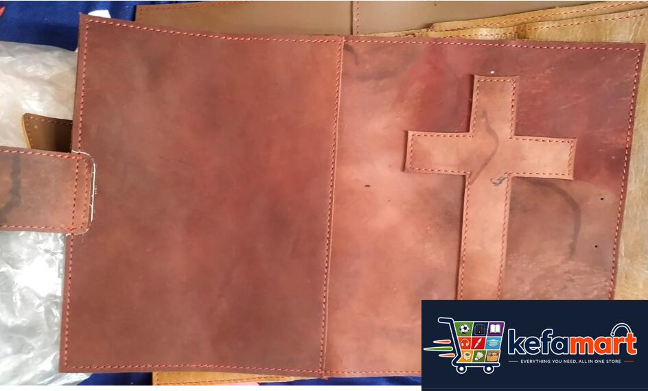 Antigo Leather Holy Bible Cover/Case with Pen Loop for Hindi Telugu Tamil English KJV NKJV BSI Size - Image 2