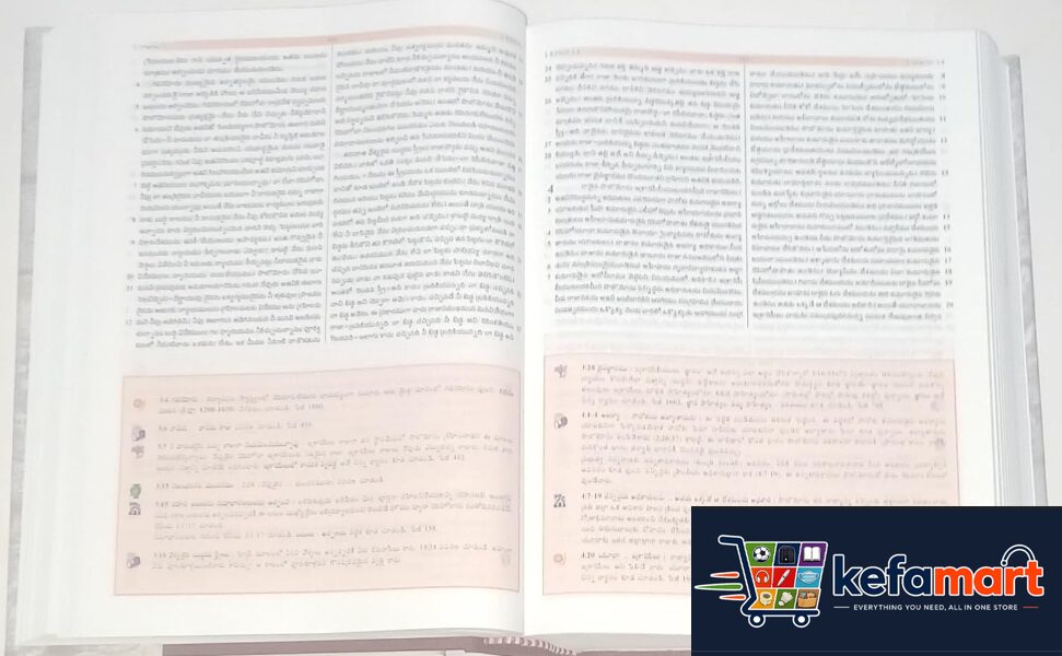 HOLY Bible TELUGU STUDY BIBLE-Large size/BSI - Image 3