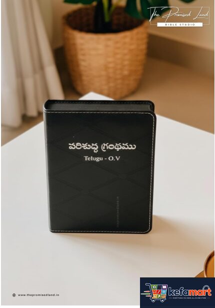 TELUGU BIBLE - SMALL SIZE with Zip (Golden Edges - Contains Old and New Testament)