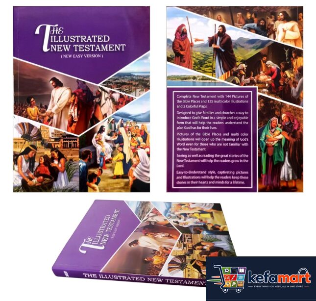 The Illustrated New Testament Bible – English Easy Version | 144 Photos of Bible Places & 125 Color Illustrations | Kids & Adults | New Easy Version ... New Testament -English New Easy Version)