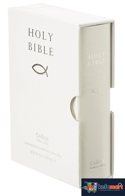 HOLY BIBLE: King James Version (KJV) White Pocket Gift Edition