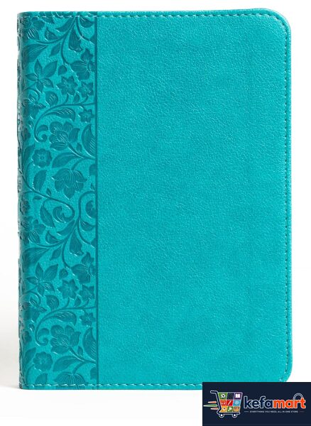 NASB Large Print Compact Reference Bible, Teal Leathertouch