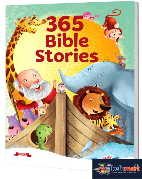 365 Bible Stories for Kids – Illustrated Christian Book Featuring Daily Reading Plan, Moral Lessons, Teachings from the Life of Jesus, Simple English Content for Young Readers | Pegasus