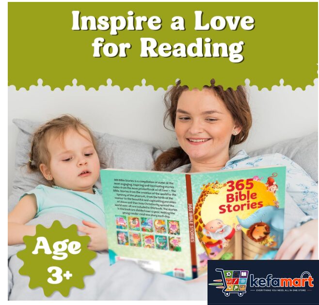 365 Bible Stories for Kids – Illustrated Christian Book Featuring Daily Reading Plan, Moral Lessons, Teachings from the Life of Jesus, Simple English Content for Young Readers | Pegasus - Image 3