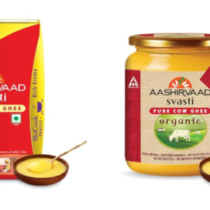 Aashirvaad Pure Cow Ghee and Svasti Organic Cow Ghee | 1L + 500 ml