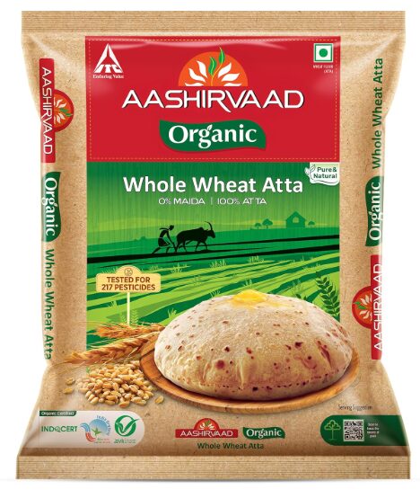 Nature's Superfoods Aashirvaad Organic Atta, 1 Kg