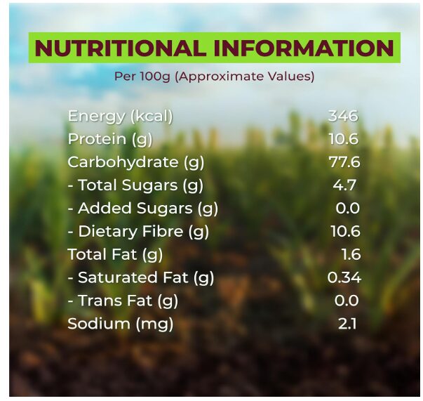 Nature's Superfoods Aashirvaad Organic Atta, 1 Kg - Image 2