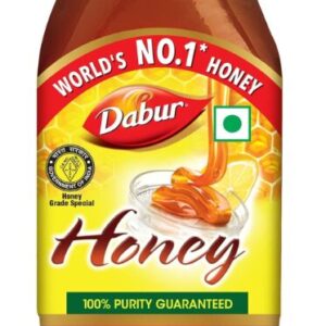Dabur Honey - 250g | 100% Pure | World's No.1 Honey Brand with No Sugar Adulteration | For Fitness & Health | Natural Immunity Booster | 100% Indigenous | Rich in Antioxidants & Minerals